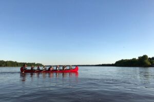Big Muddy Adventures guides overnight river trips.