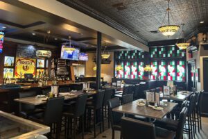 The bar area at Rigazzi's.
