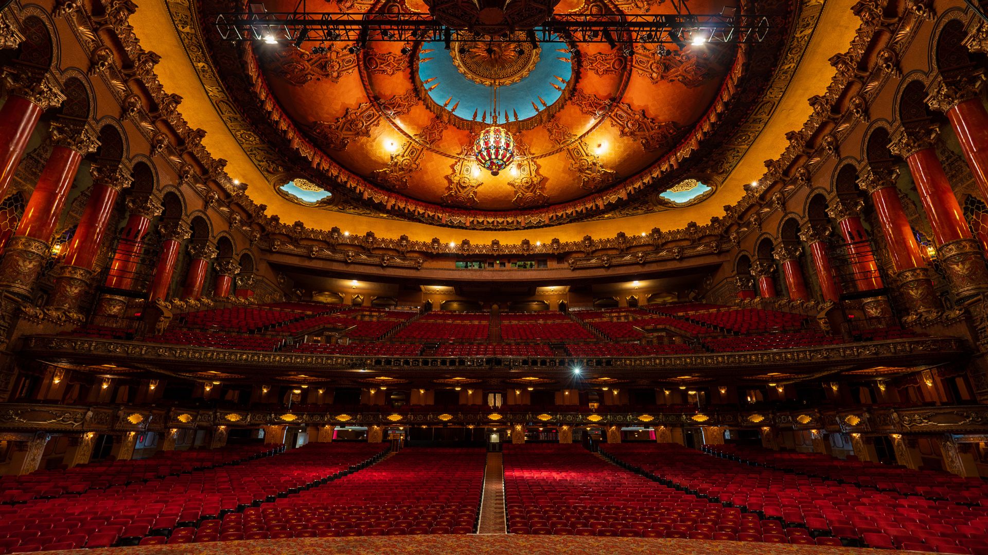 The Fabulous Fox is one of the most beautiful theaters in the United States.