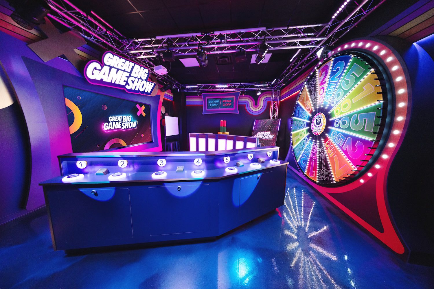 The Great Big Game Show Studio.