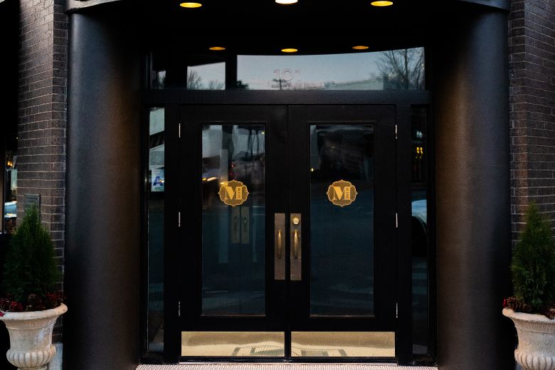 The exterior of Madrina is sleek and modern.