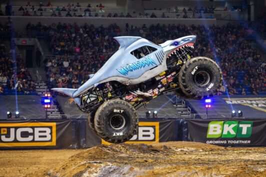Monster Jam roars through The Dome at America's Center.