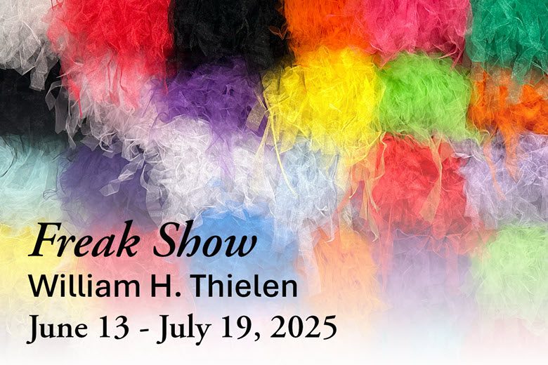 Freak Show Mixed Media and Drawings by William H. Thielen at the St. Louis Artists’ Guild.